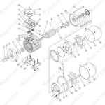 Juego de Rotor de Freno Stahl CraneSystems M60 60Nm H62MF H71MF (Repuesto Original).